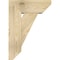 Ekena Millwork Traditional Slat Rough Sawn Bracket w/ Offset Brace, Douglas Fir, 8"W x 20"D x 28"H BKT0806X20X28TRA06RDF - alternate 4